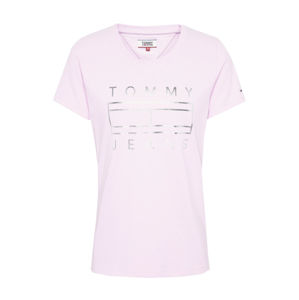 Tommy Hilfiger dámské světle fialové tričko Metallic - XS (VFE)